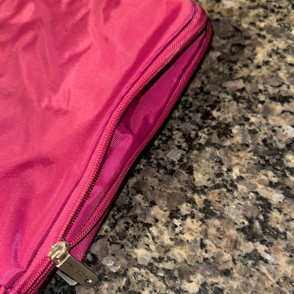 Travelon anti theft Pink nylon unisex Crossbody Bag EUC - Picture 7 of 16